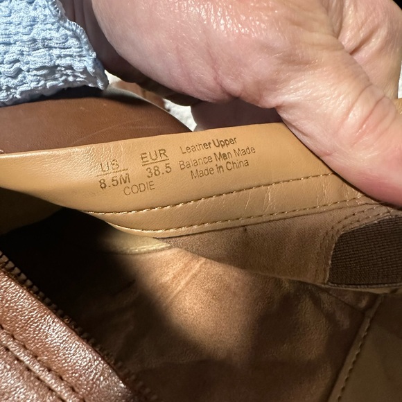 Sam Edelman Codie Brown Leather Ankle Boots - Picture 7 of 11